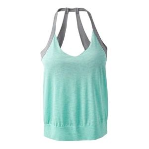 Prana Succulent Womens Green Yoga Tank Top‎ Large